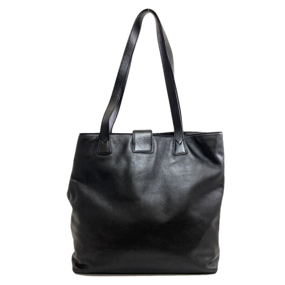 Chanel Logo Tote Bag, Calfskin, Women's - Picture 2 of 16